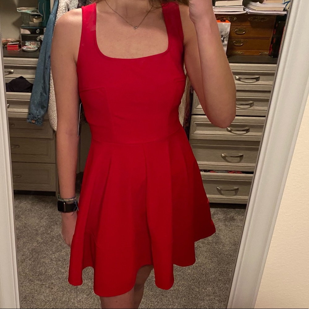 Red Mini Lulu’s Dress